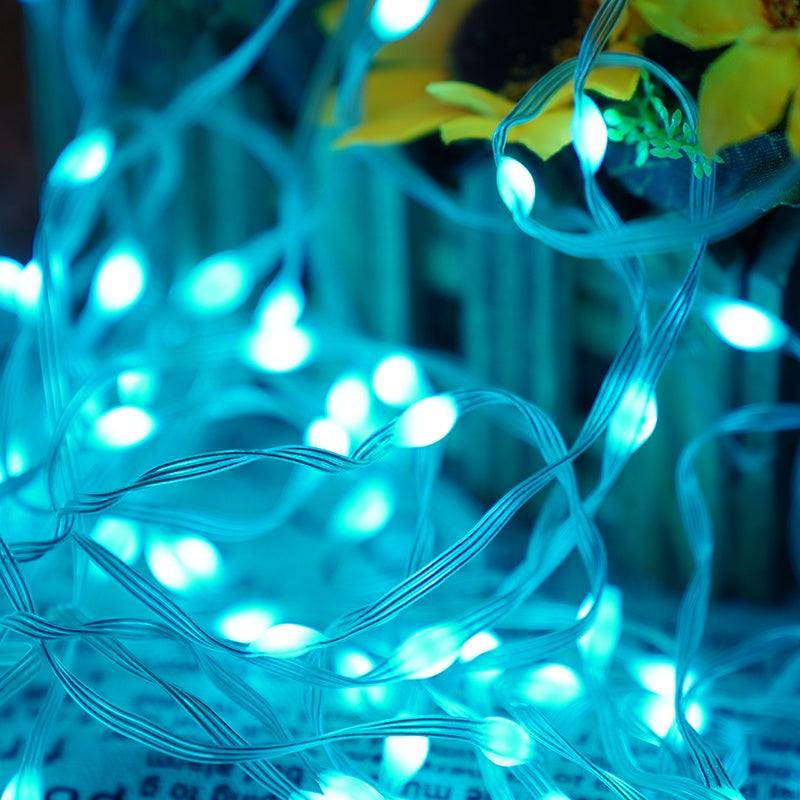 20M fairy lights smart christmas tree USB Customized Flash Outdoor Holiday Lighting led light wedding decoration rgb led string